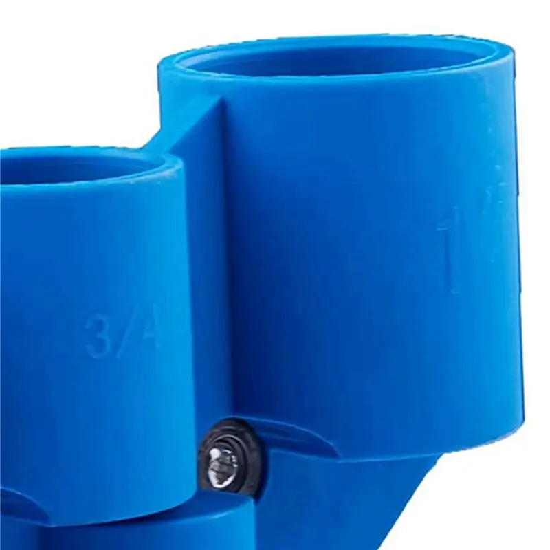 2X Full Size 1/4Inch-1Inch Deburring Pipe And Depth Gauge Tool For Copper, CPVC, PEX, PE-RT, HDPE Pipe
