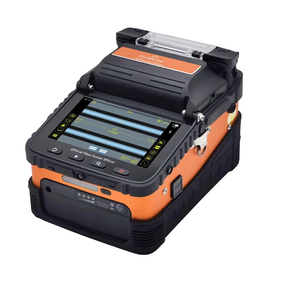AI-5  Motors Fusion Splicer High Quality Signal Fire Fiber Optical Fusion Splicing Machine for New Fiber Optic