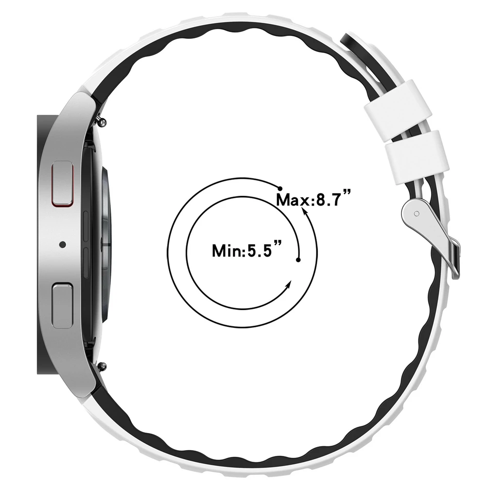 Uhren armband Silikon armband für Samsung Galaxy Uhr 7 fe Sport Uhren armband Armband