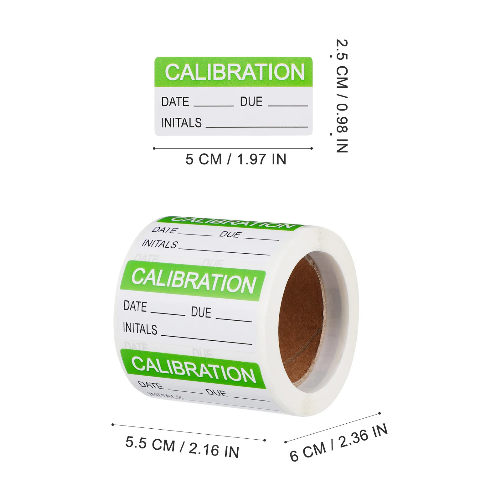 300Pcs Calibration Stickers Self-Adhesive Writable Labels Clear Printing Quality Control Manufacturing Assembly