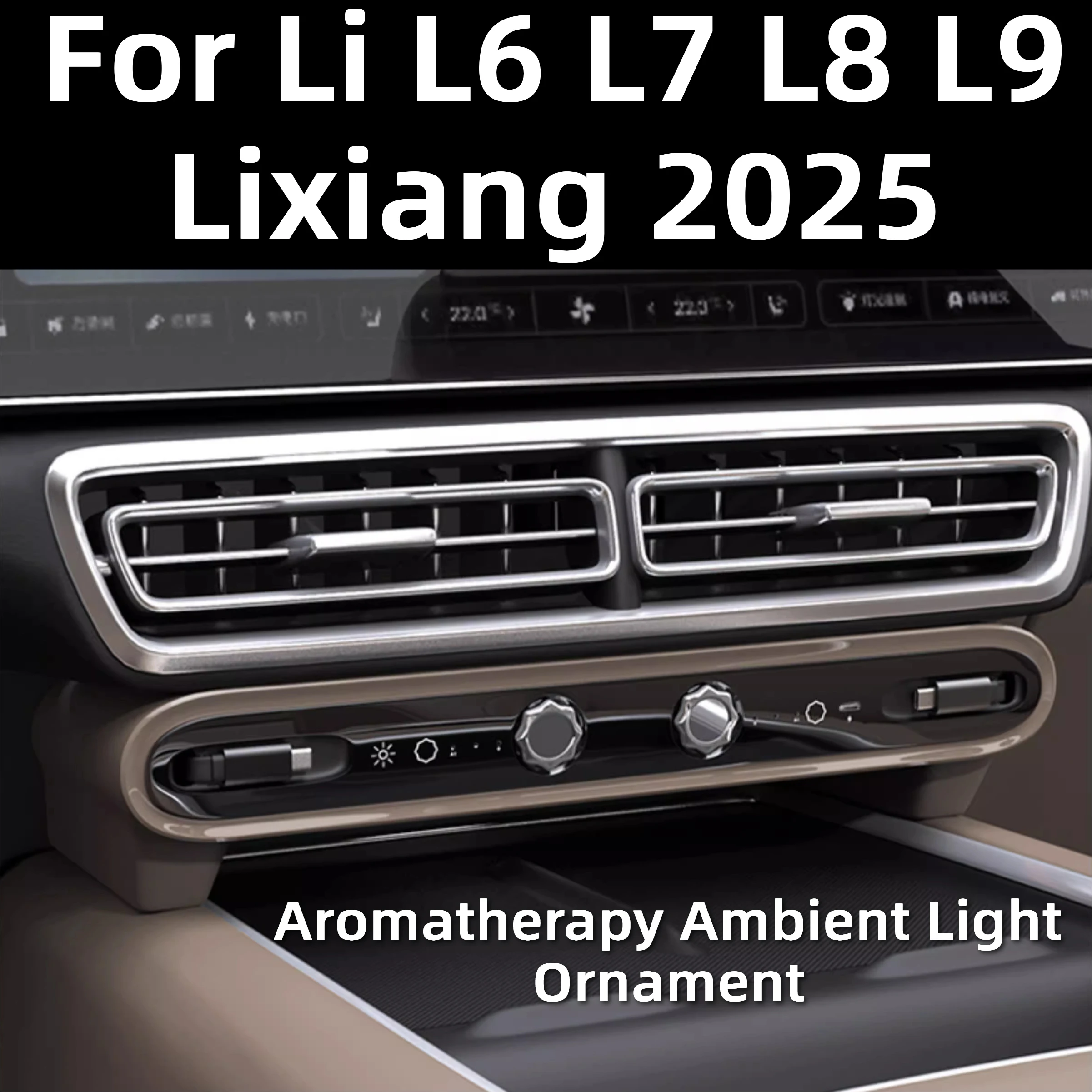 

For Li L6 L7 L8 L9 2025 Lixiang Aromatherapy Ambient Light Ornament