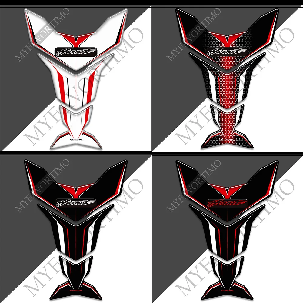 Tank Pad Protector Decals Stickers For Honda Hornet 160 250 919 CB600F CB250F 160R 250 600 900 Gas Fuel Oil Kit Knee Fish Bone