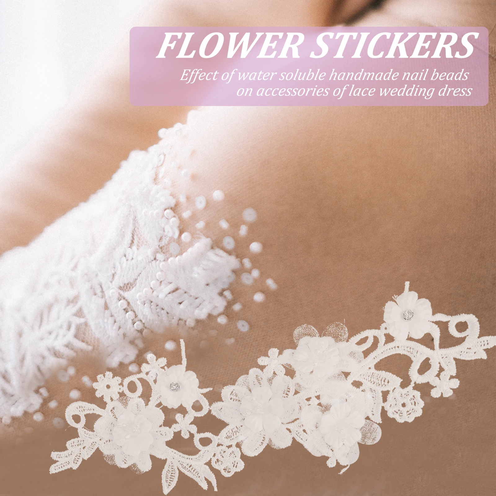 

Premium Polyester Artificial Flowers Wedding Ribbon B Decorations Reusable DIY Lace Home Textiles Crafts Projects Bright
