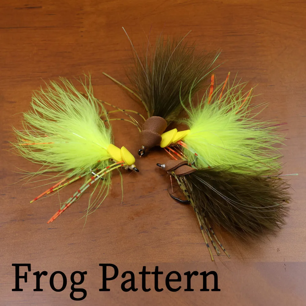 Topwater Frog Fly Lure Weedless Bass Pike Snakehead Angelköder Realistische Gummibeine Oberflächenpopper für das Fliegenfischen im Süßwasser