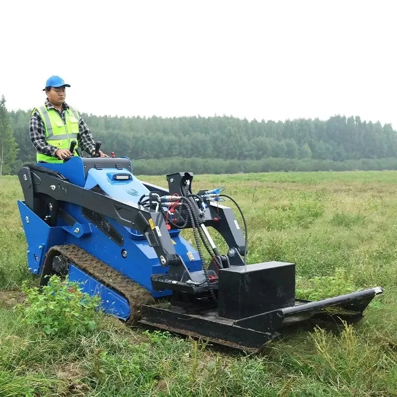 Motor Kompaktlader Günstige Crawler Raupen-Minilader Kleiner Kompaktlader