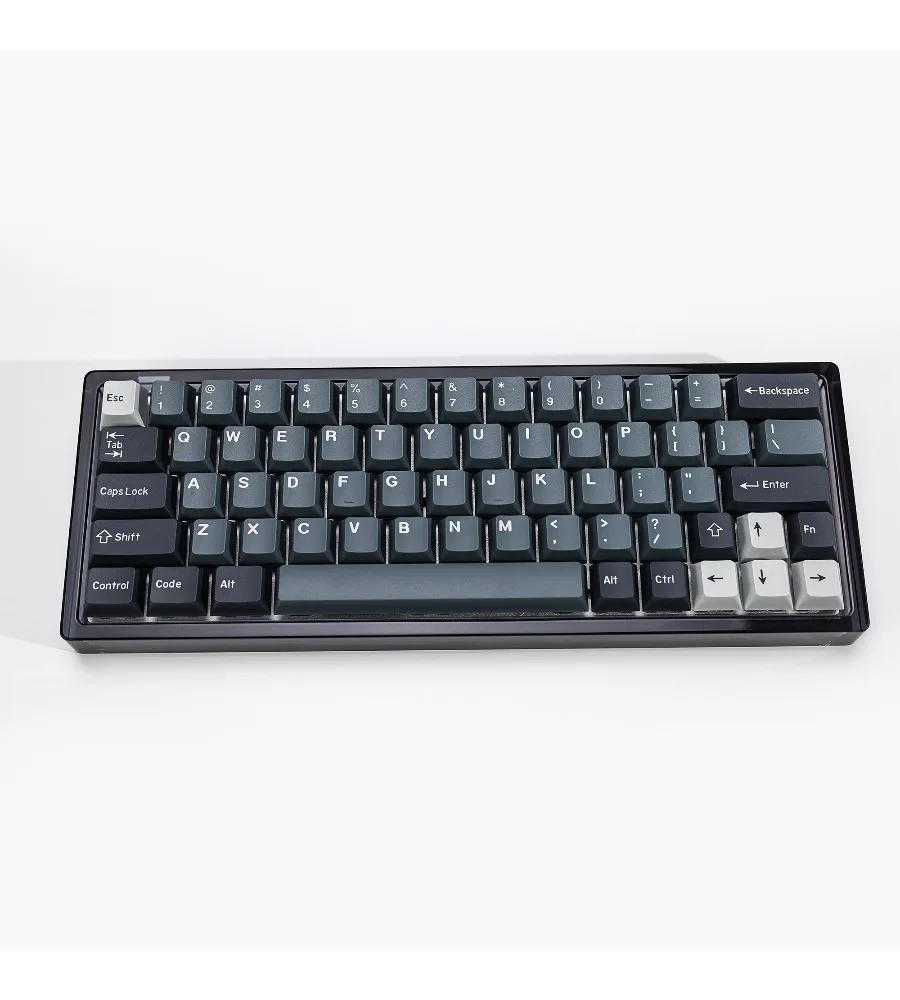 The original set has a high-height full set of mechanical keyboards 65 75 and 87 keycaps PBT two-tone injection molding