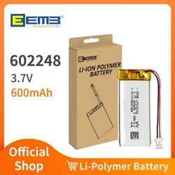 EEMB 1~10SZT 602248   Akumulator litowo-polimerowy 3,7 V 600 mAh do domofonu zestawu słuchawkowego Bluetooth Sena SMH10