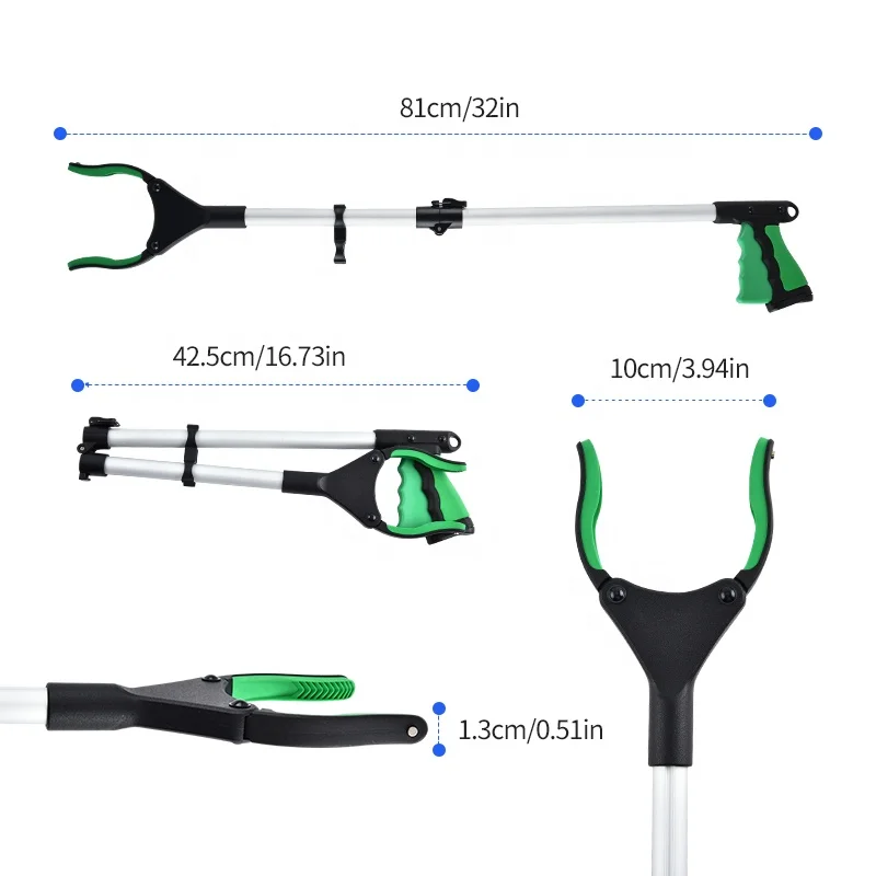 Pince A Attraper Foldable Extender Garden Garbage Grabber Pick Up Tool Litter Picker Rubbish Picker Grabber Tool