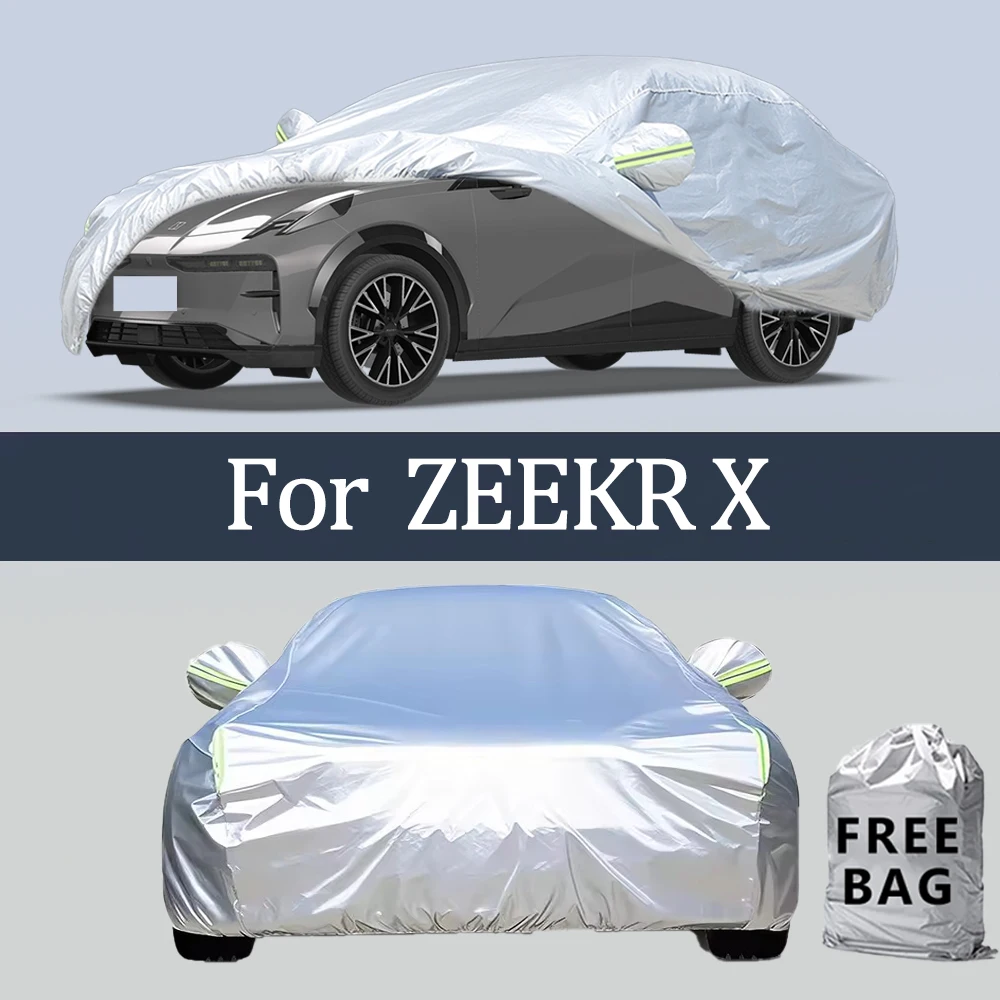 

For ZEEKR X Car Cover Outdoor Protection Covers Snow Sunshade Waterproof Dustproof Exterior UV Car Accessories