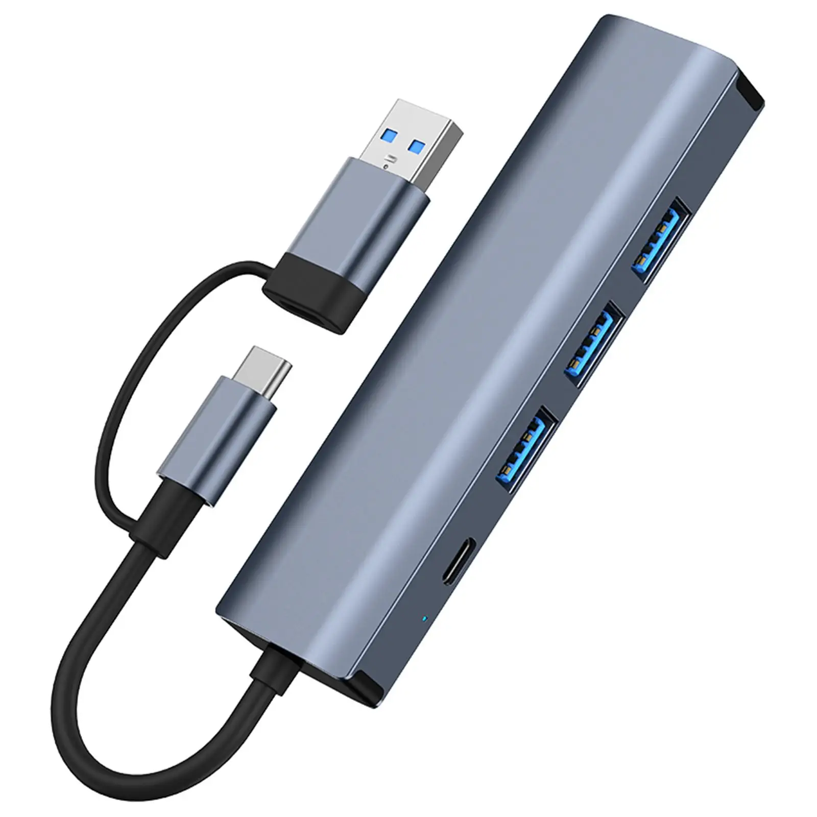 Fast Ethernet Adapter USB C To Ethernet Adapter Gigabit For Laptops With Multiple USB Ports For Gaming Video Computers