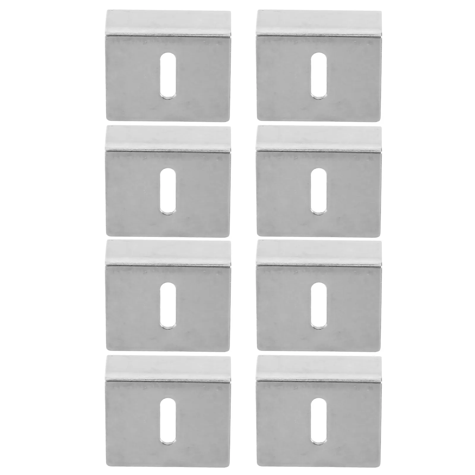 

8 Pcs Mirror Holder Fixing Clip Clear Clips Brackets for Frameless Heavy Duty Fixings
