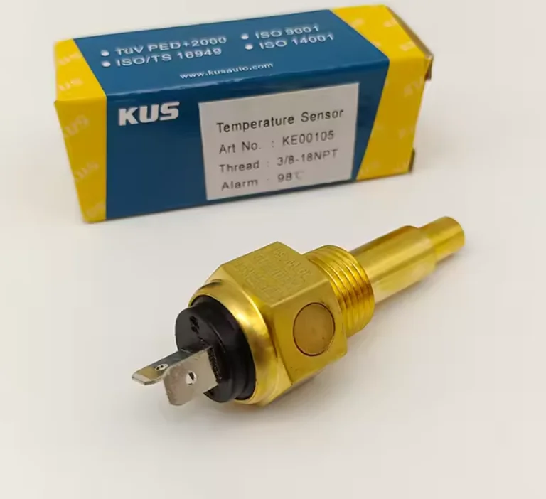 KUS KE00105 3/8 98°C KE00108 1/2-14NPT Water Temperature Sensor With Alarm