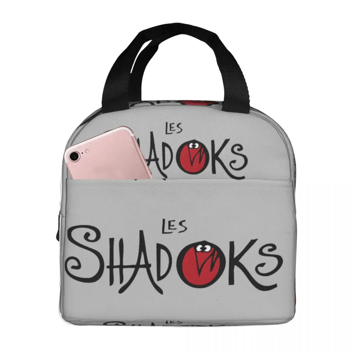 For Work Sign Aluminum Foil Insulation New Arrival L-Les Shadoks Picnic Storage Boys Lunch Bag