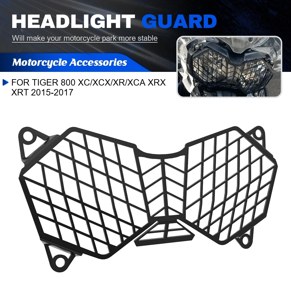 

Motorcycle Headlight Protector Cover Grill For Tiger 800 XC/XCX/XR/XCA XRX XRT 2015-2017 Tiger Explorer 1200 XC 2012-2017