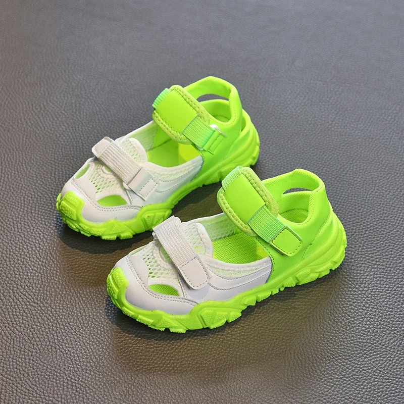 Baby Girls Boys Casual Shoes Summer Infant Toddler Shoes Mesh Breathable Student Sneaker Children Sports Shoes Kids Sandals