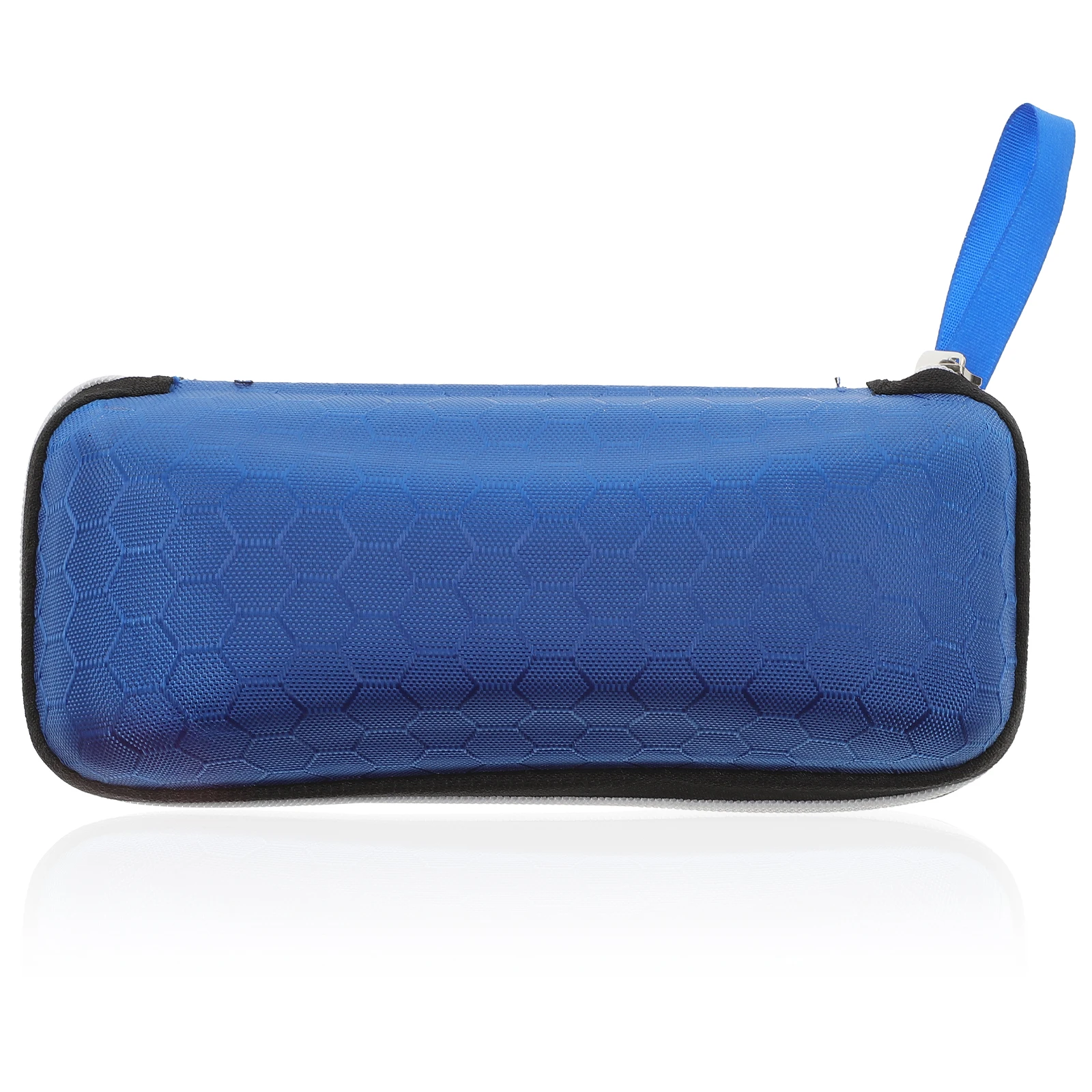 

1pc EVA Glasses Case Hard Shell Sunglasses Box Eyewear Protector Zipper Blue Clamshell Lightweight Durable Fits Most Frames Kids