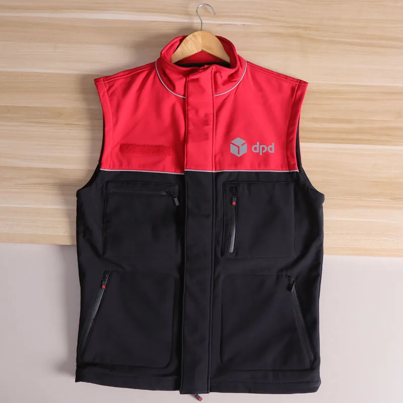 

Men's Faionable Fce Lined Stand Collar Vest Warm Autumn Winter Zipper Closure Color Casual Wear Stand Fit
