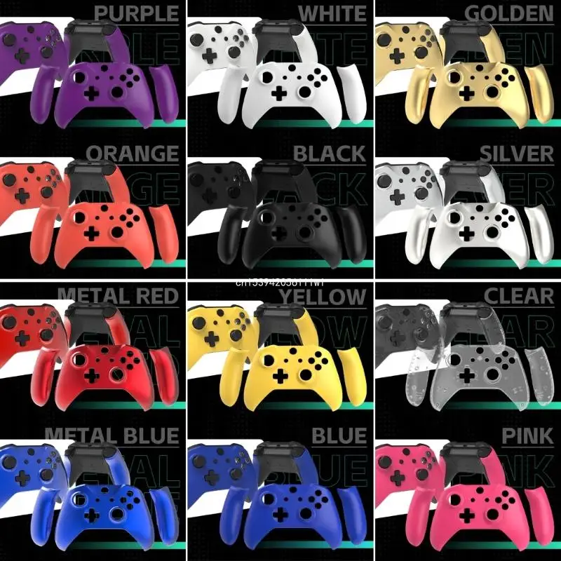 Gusci per controller console gioco sottile Rivitalizza tuo controller Cover con motivo Cover anteriore alloggiamento