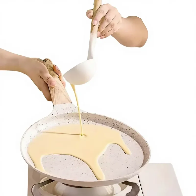 Multifunctional Non-Stick Frying Pan Stone Aluminum Cookware for Steak Eggs Pancakes Integrated Special Kitchen Pan
