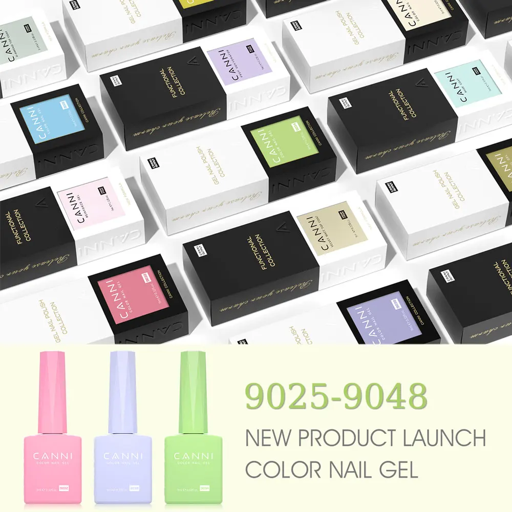 Vernis à ongles Semi-Permanent sans CANNI TPO/Hema, couverture complète, vernis Gel de couleur, diamant longue durée, couche de finition trempée, 9ml