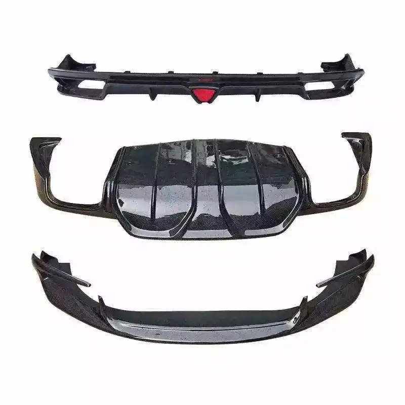 

For Maserati Quattroporte Modified Carbon Fiber Small Surround ASP Front Lip Side Skirt Light Rear Lip Tail Spoiler Front Rear