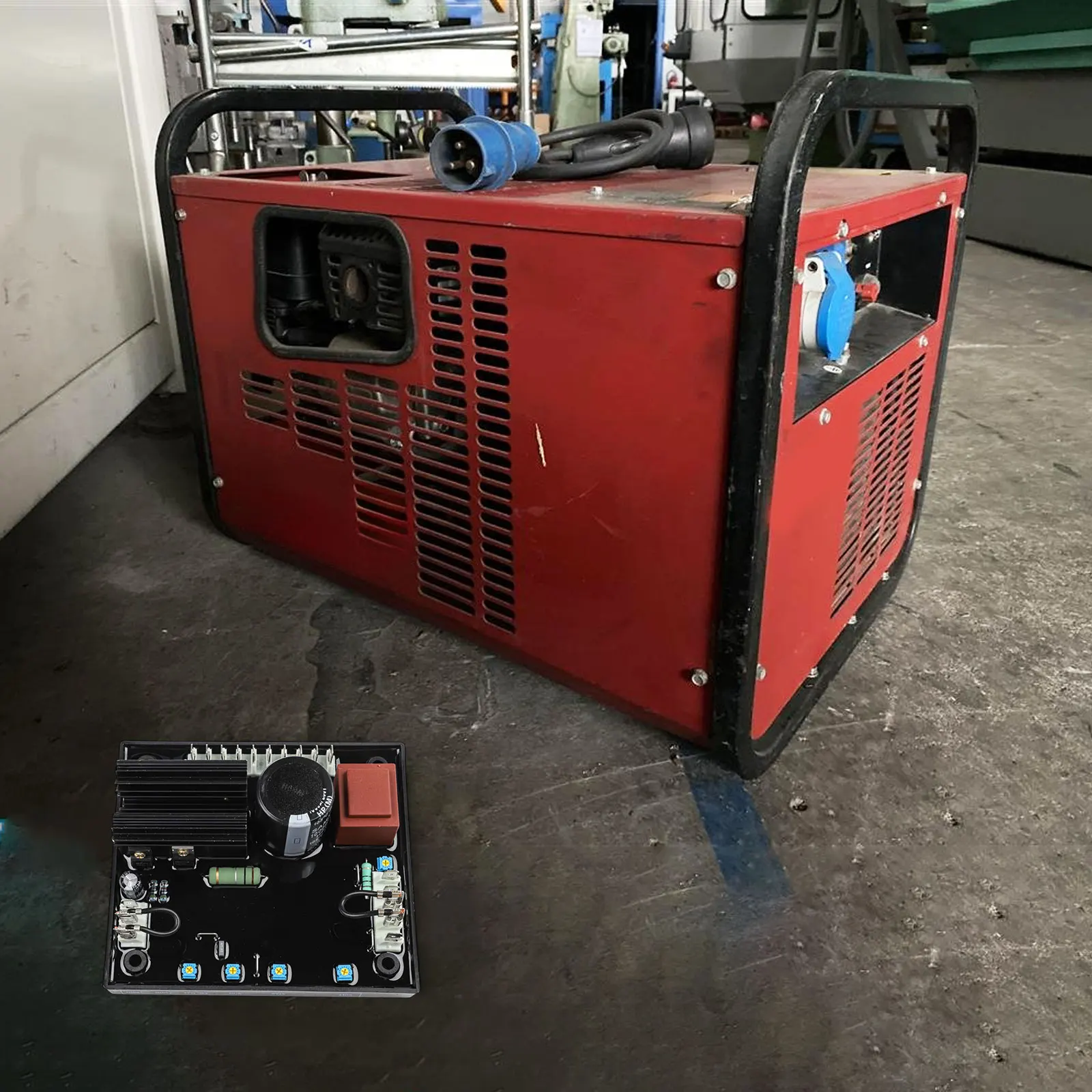 AVR R438 منظم جهد كهربائي أوتوماتيكي لتنظيم جهد مولد Leroy Somer +/ 0 5% استشعار الجهد المتكامل