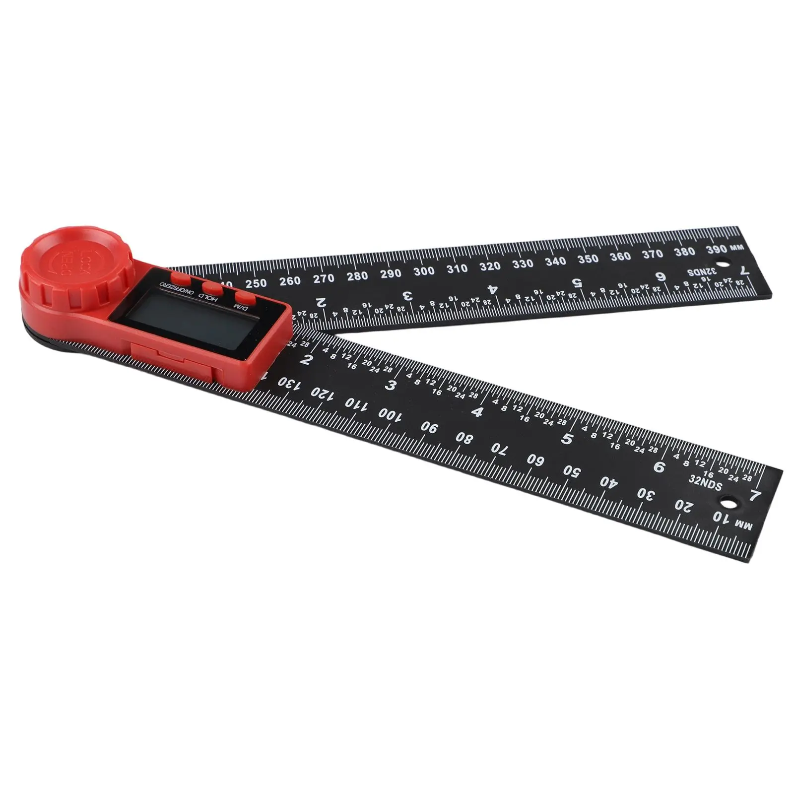 2in1 Digital Angle Finder and Protractor Tool with Lock and Hold Functions for Measuring Angles in Carpentry and Metalworking