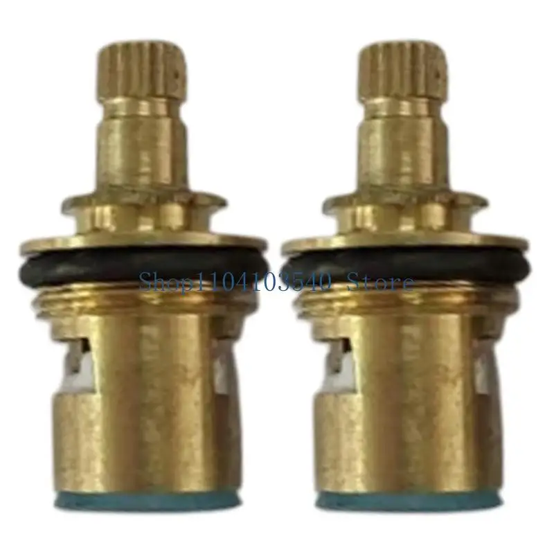 02DC Solid Brass Tap Cartridge Long service  Faucet Spools For Hot & Cold Water Use