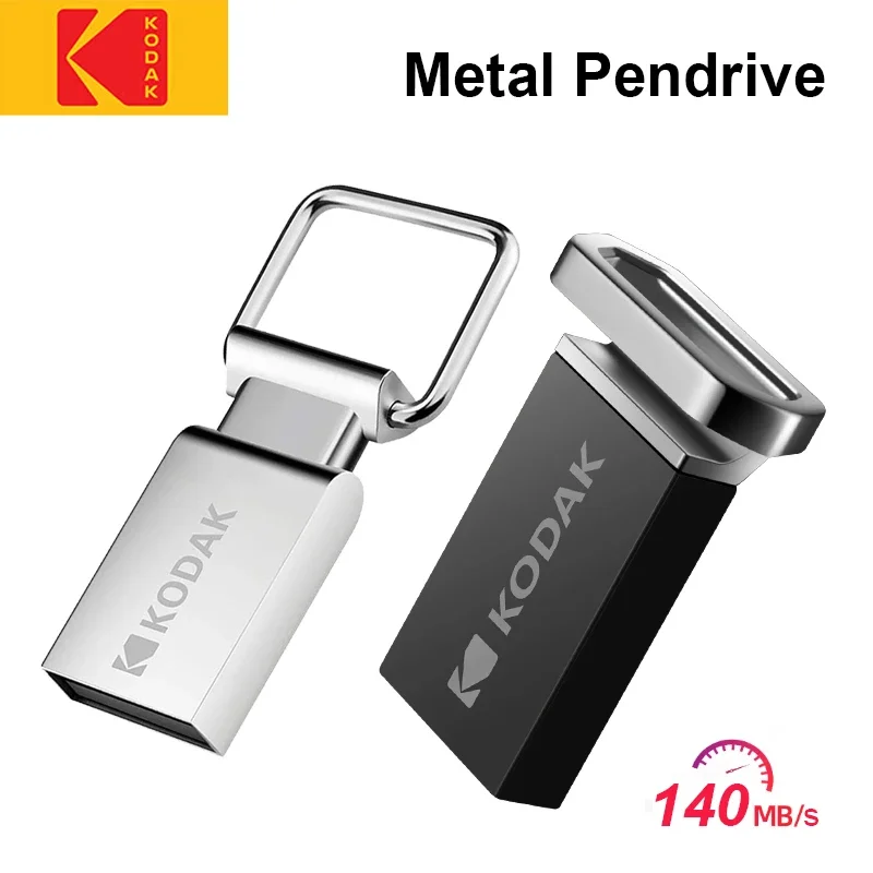 KODAK K113 Mini USB Flash Drive USB3.2 Pendrive High Speed 140MB/s 16GB 32GB 64GB 128GB K112 USB2.0 Portable Memoria for Car PC