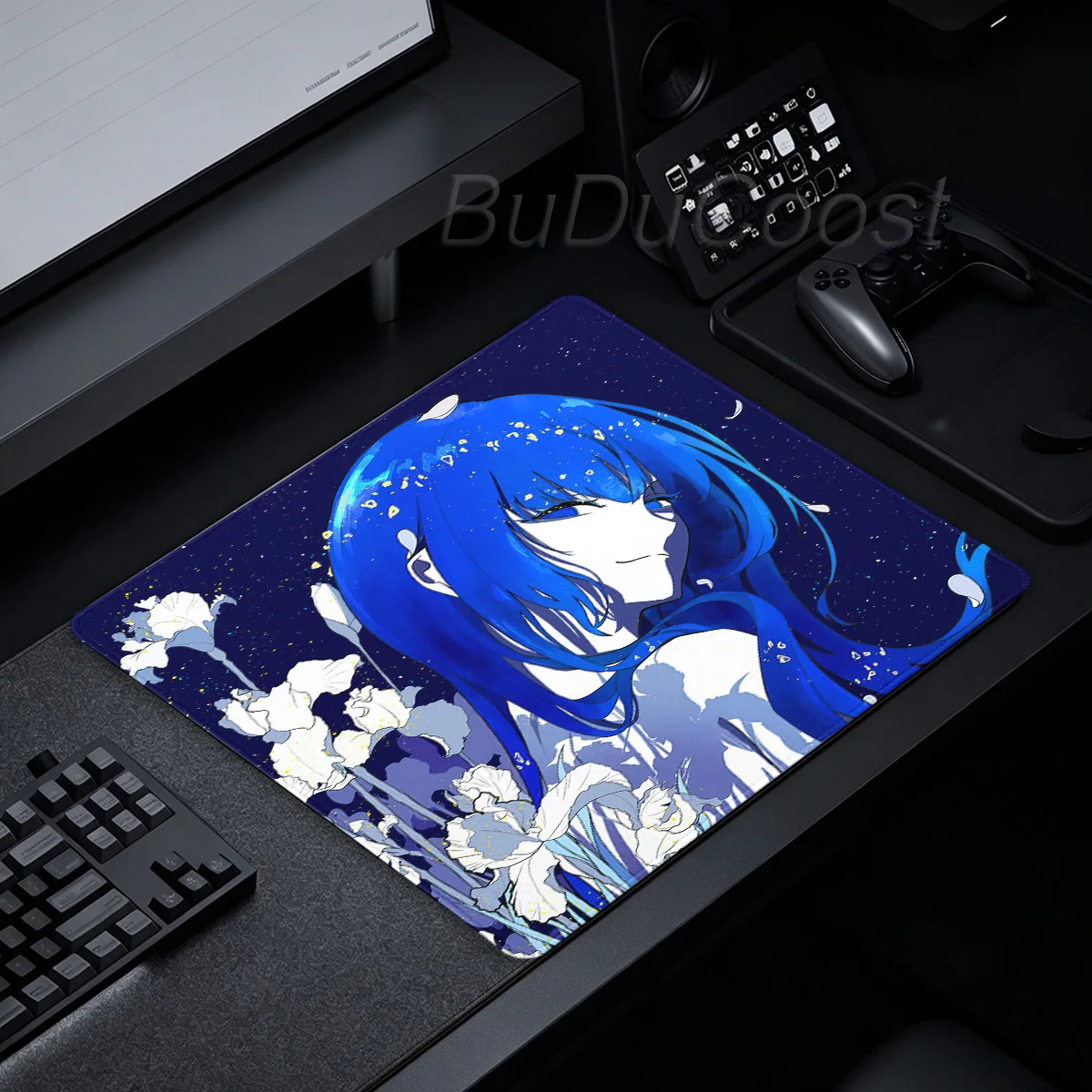 Anime Aesthetics Desk Mat L-Land of the Lustrous Mousepad PC Gaming Keyboard Playmat Rubber Durable Non-Slip Office Accessories