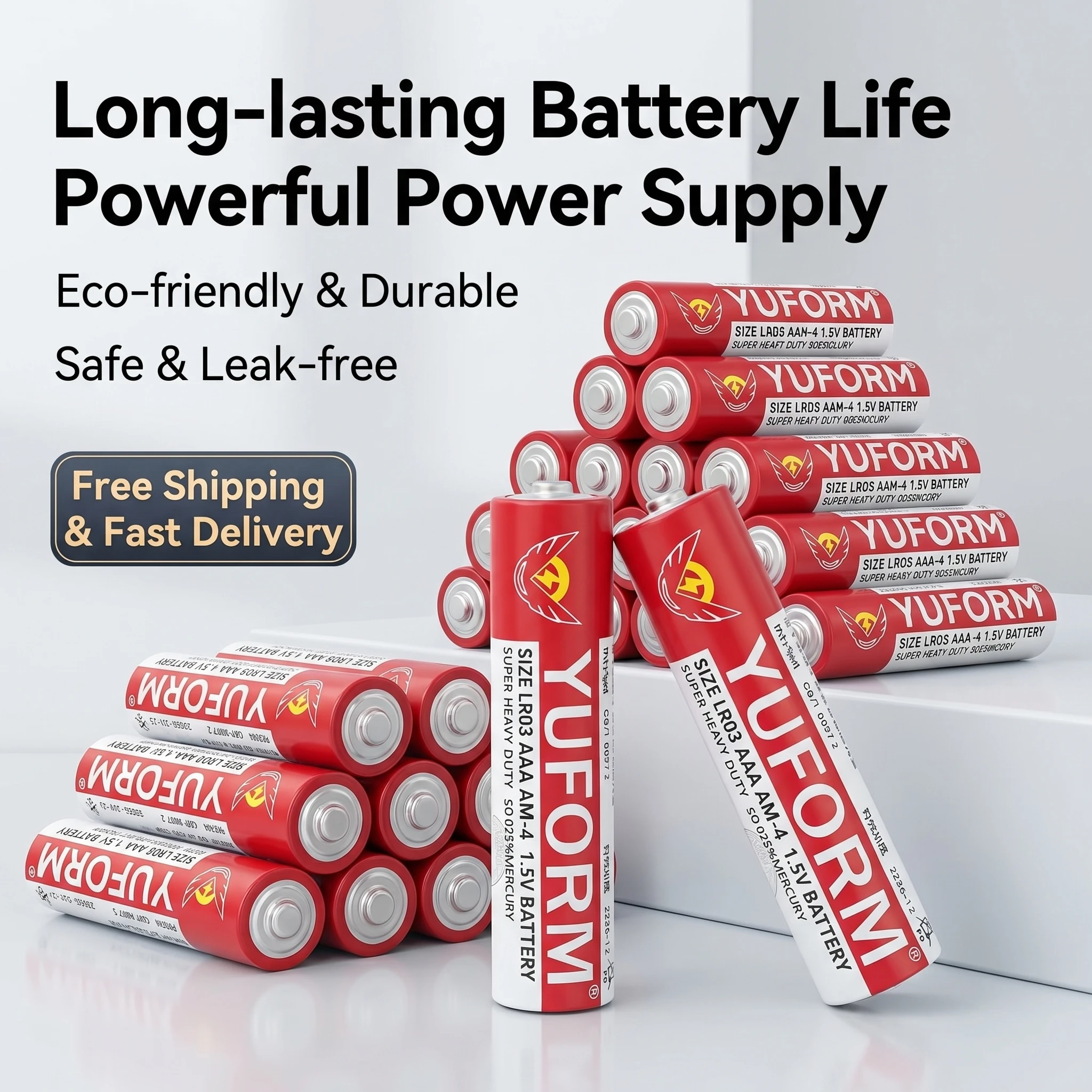 

AAA 1.5V Alkaline Battery LR03 Dry Cell for Toys Wireless Mouse Keyboard Camera LED Light