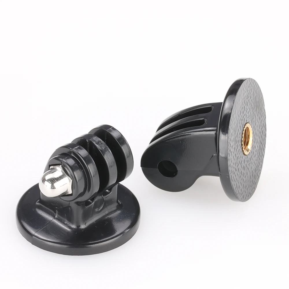 500 pçs mini monopé tripé titular caso adaptador de montagem para gopro hero 7 6 5 4 sj4000 xiaomi yi câmera para go pro acessórios