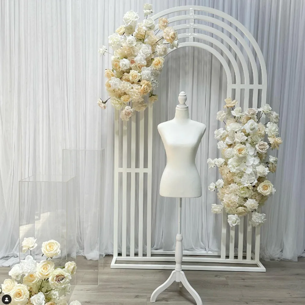 1 Stück, Höhe 200 cm, Hochzeitsblumenständer, goldener Blumenständer, Hochzeitsdekorationen – Detail 3