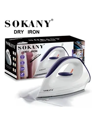 SOKANY-119 Household Electric Iron Handheld Steam Ironer Mini Portable Student Travel Ceramic Base Plate Design Suitable for all