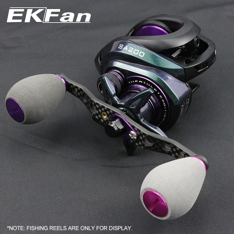 EKFan 1pc gray EVA Material Fishing Reel Handle Knobs For Bearing 7*4*2.5mm Bait casting Spinning Fishing Reels Parts