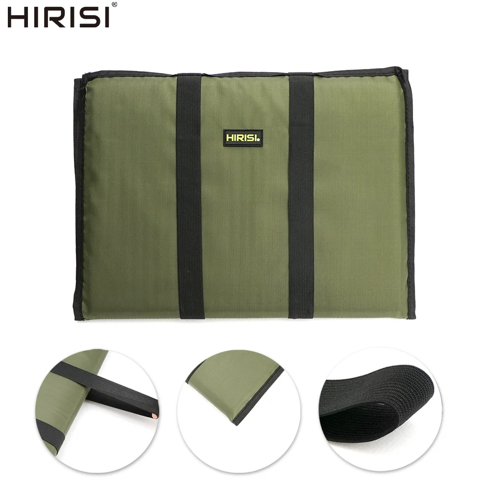 Hirisi Foldable Three-Layer Carp Unhooking Pad Multipurpose Fishing Mat with Sponge Cushion for Use Carp Fishing Accessories