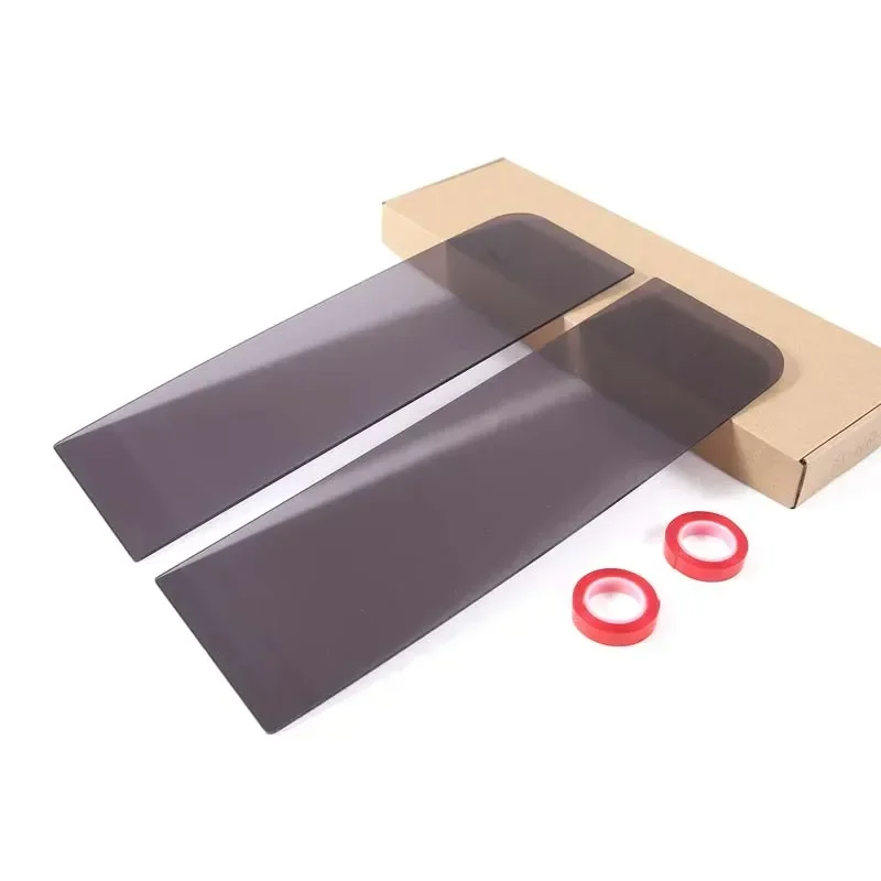 2 قطعة غطاء خفيف الخلفي المدخن الأسود عدسة قذيفة الذيل غطاء مصباح تقليم اكسسوارات السيارات صالح ل هامر H2 شاحنة بيك اب 2003-2009 #4