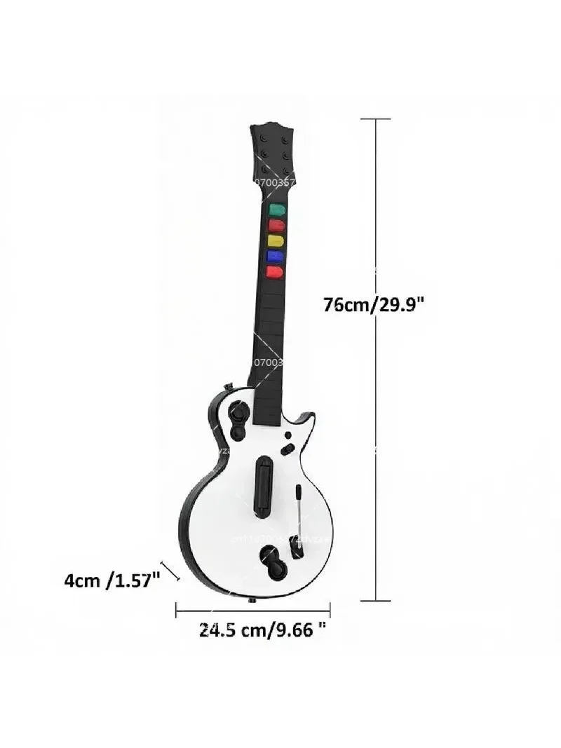 Wireless Guitar Controller for PC PS3 with Strap Guitar Hero Rock Band Games Compatible