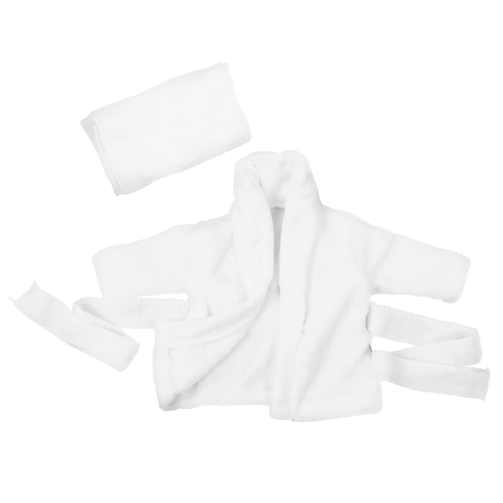 

Newborn Bathrobe For 0-1 Month Baby Boy Girl Cotton Bath Towel Outfit Photo Prop Infant Toddler -Dry Bathing Robe