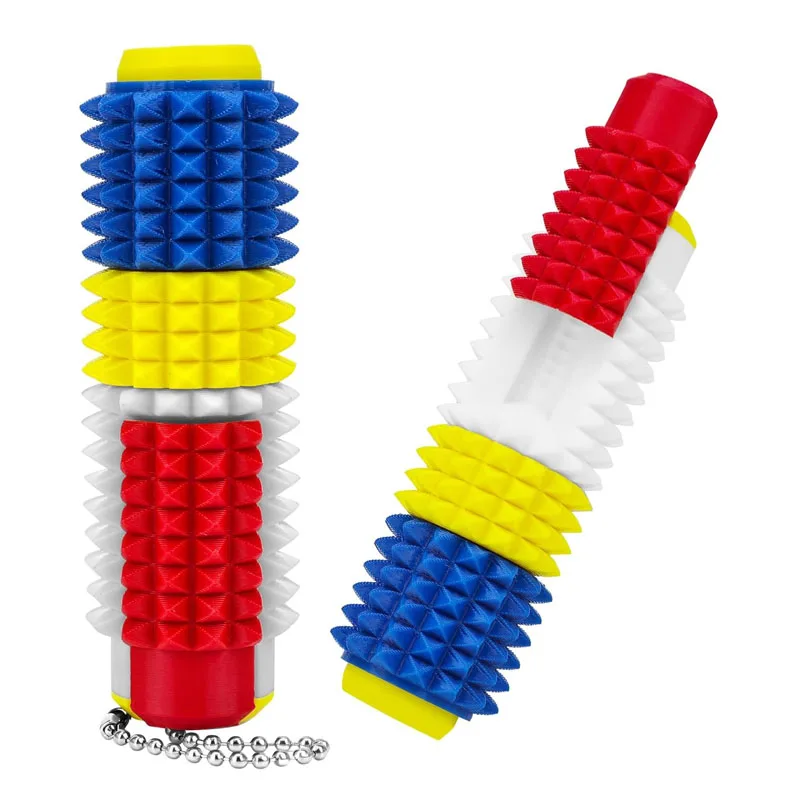 Fidget Toys Mini Grippie Mechanical Slider Push Card Plate Rotating Roller Spinner EDC Stress Relief Sensory Toy Anti Anxiety