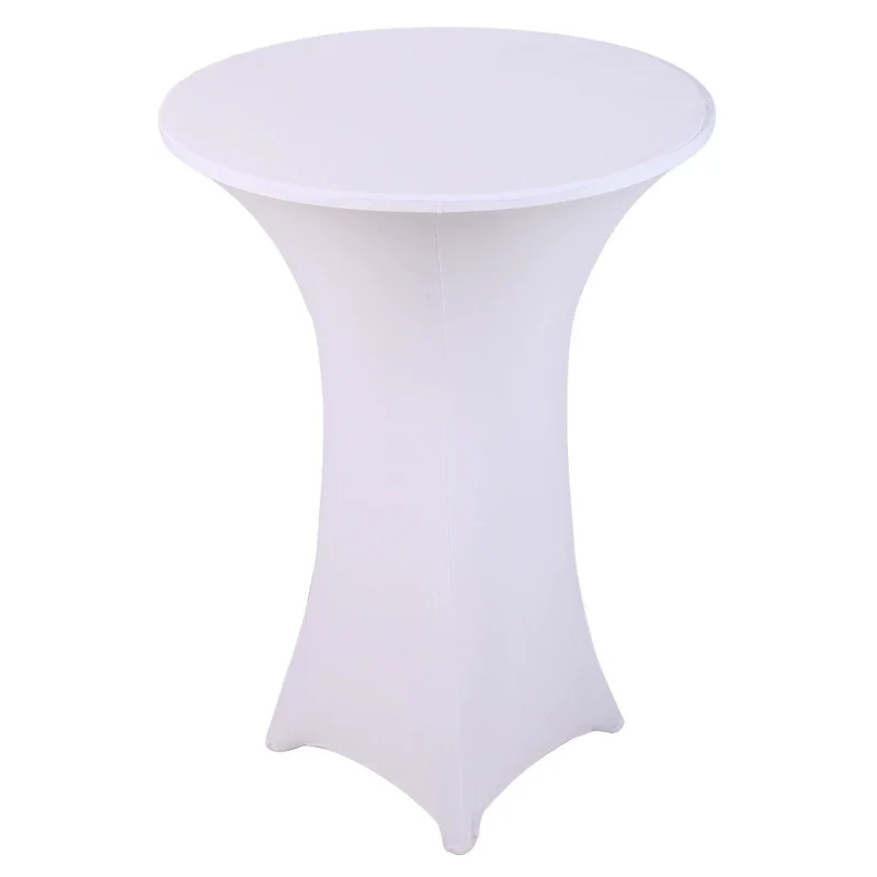 Elastic Cocktail Table Cover, Bar Counter Cover, Elastic Tablecloth, Hotel Wedding Decoration Tablecloth