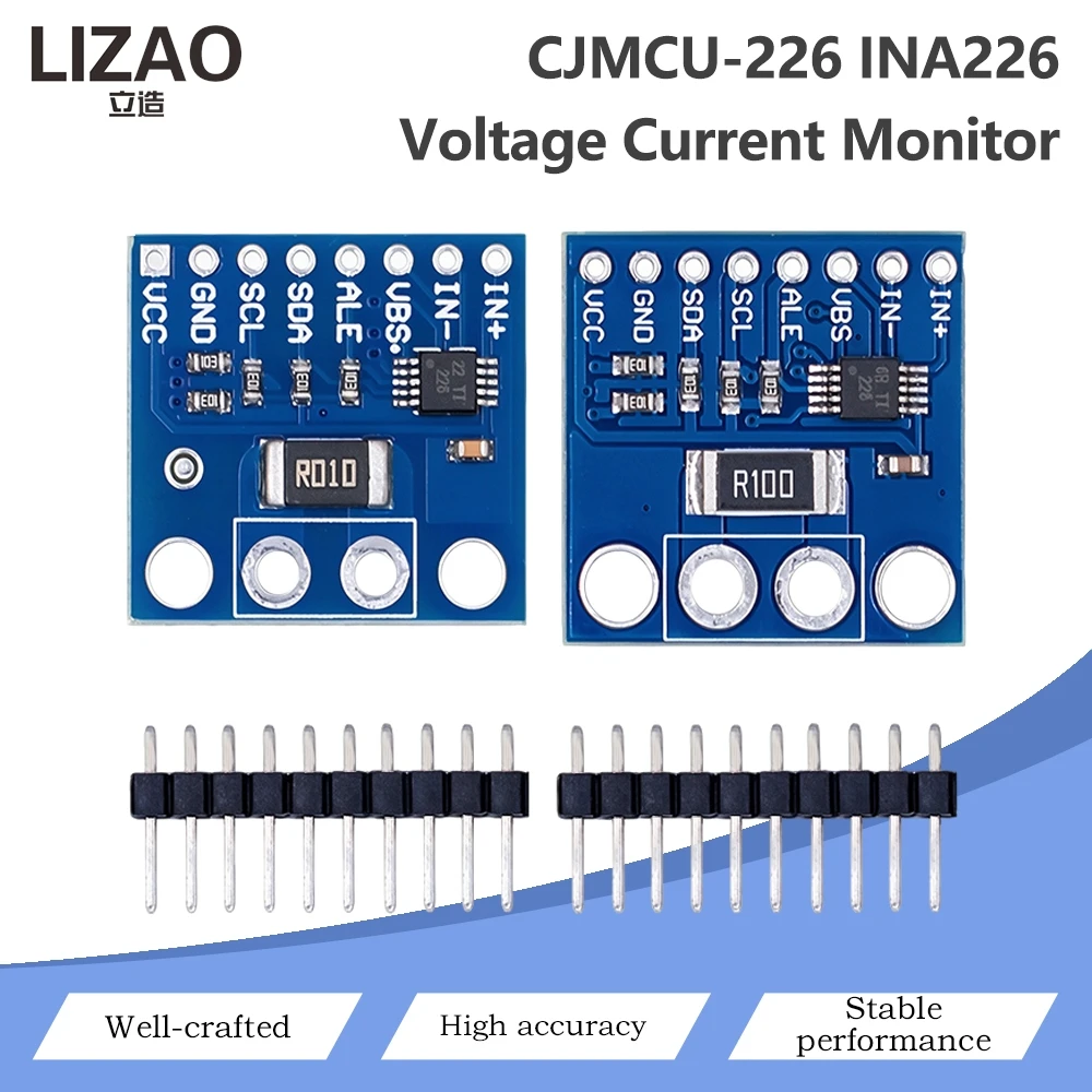 1/3PCS CJMCU-226 INA226 Bi-directional Voltage Current Power Monitor Module, I2C Communication 36V High Precision Current Sensor