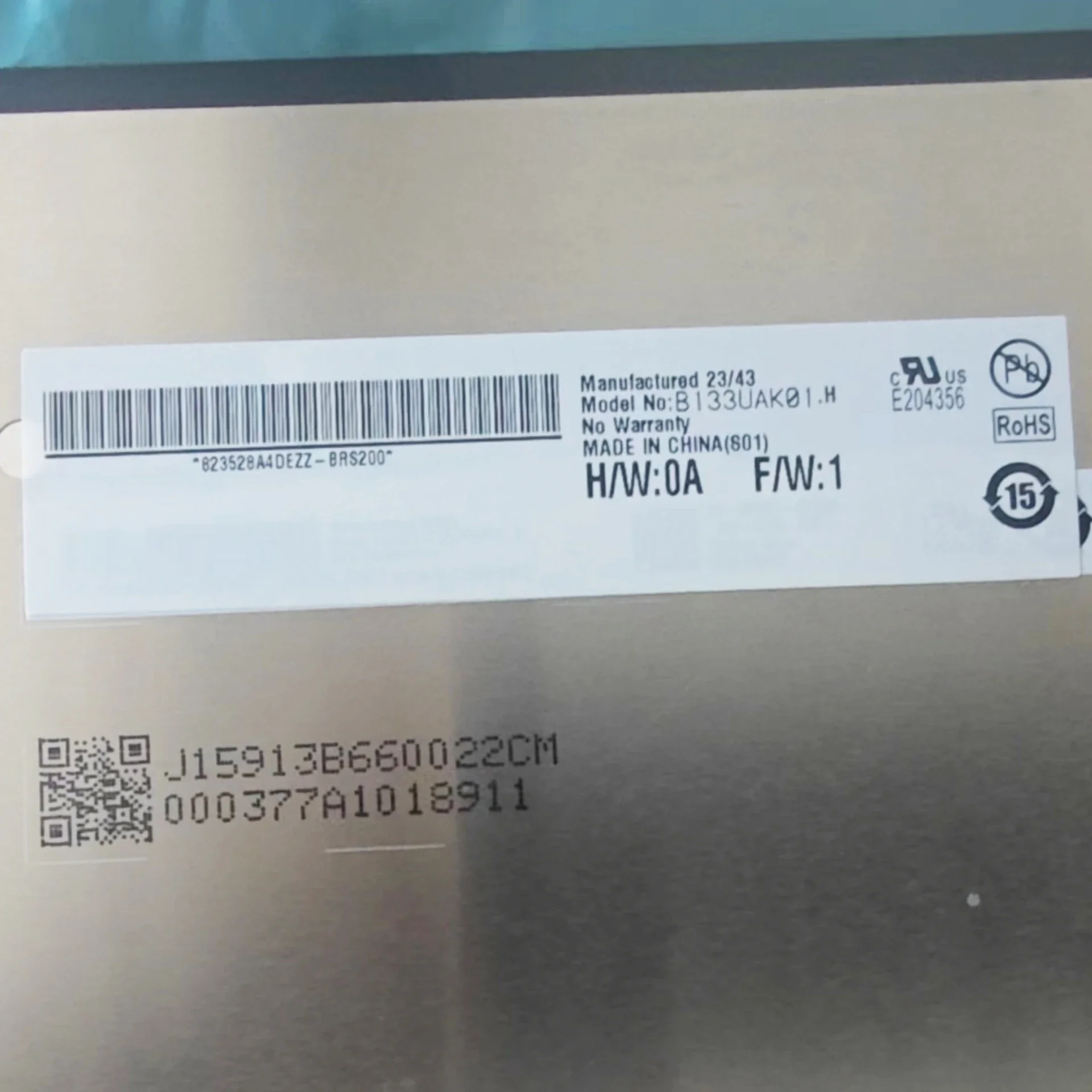 B133UAK01.H 13.3