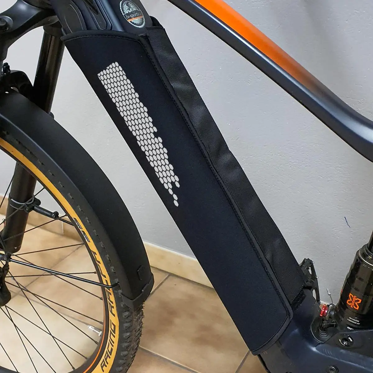 DOMEN E-Bike Batterie Schutzhülle Fahrrad Rahmen Batterie Anti Kälte Und Reflektierende Staubdichte Schutzhülle Fahrrad Zubehör – Detail 9