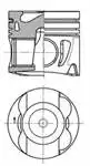 PISTON for 41712600 PISTON + ring STD. (OM651.9, 83mm) X253 1519 W204 W204 c25021.9, 83mm W222 14 VI