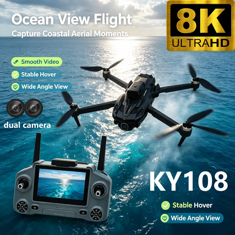 Drone Multispectral - 2026 New KY108 Drone With 8K