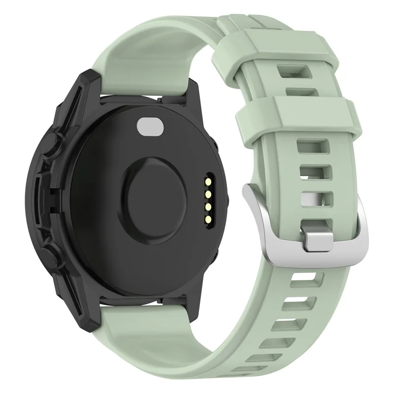 22mm sportowy pasek silikonowy do Garmin Descent G1 słoneczny pasek letel zegarek wymiana paska na nadgarstek do bransoletki Garmin Fenix7