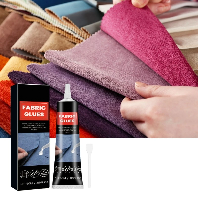 Clear Fabric Glues Quick Drying Clothing Repair Glues for Fabric, Jeans, Clothes Repair