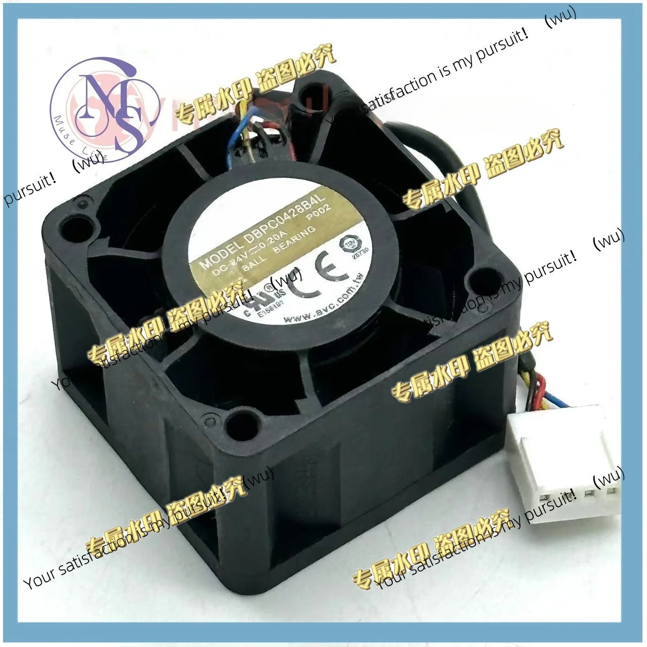 For AVC DBPC0428B4L P002 DC 24V 0.20A 40x40x28mm 4-Wire Server Cooling Fan