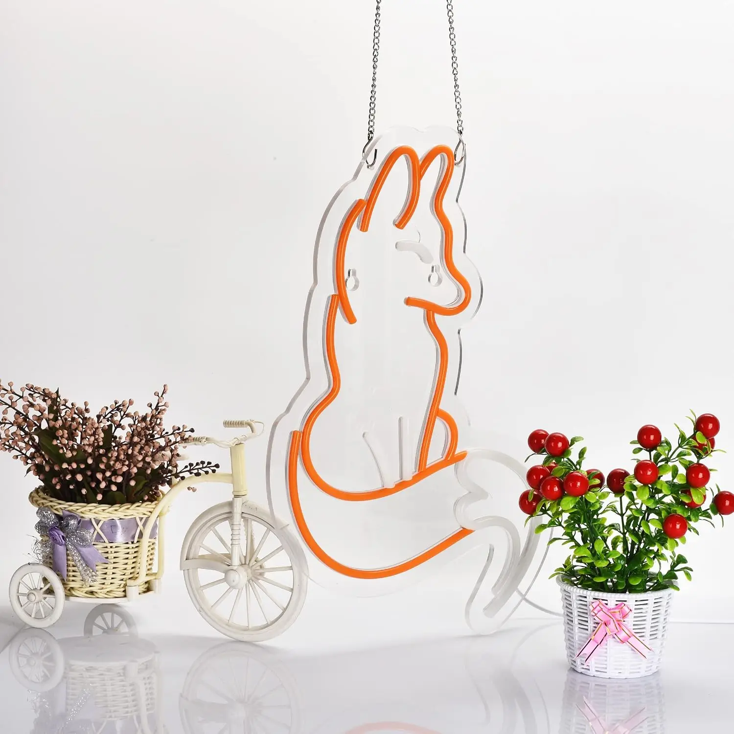 Fox Neon Light Sign Dimmable Aesthetics Neon Sign For Wall Decor Bedroom Room Party Shop Club Bar Hotel Decor Birthday Gift